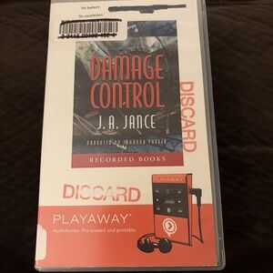 Playaway Audiobook Ex Library J. A. Jance Damage Control